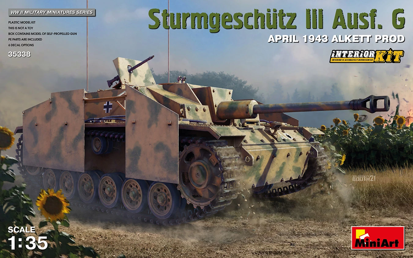 MiniArt 35338 1:35 Sturmgeschutz III Ausf. G April 1943 Alkett Prod. Interior Kit