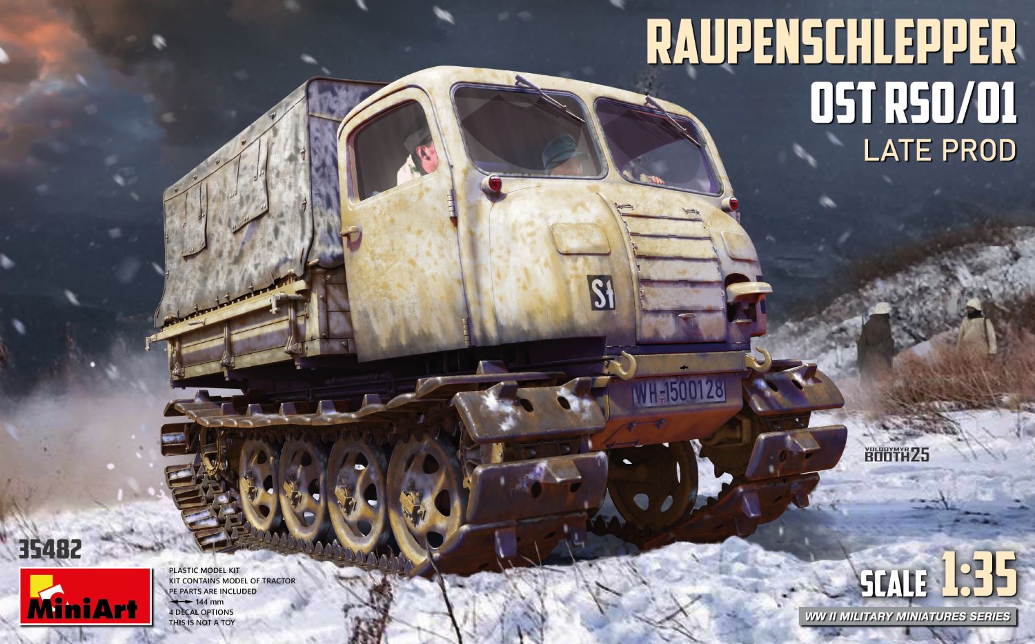 MiniArt 35482 1:35 Raupenschlepper Ost RSO/01 Maketi. Late Prod.