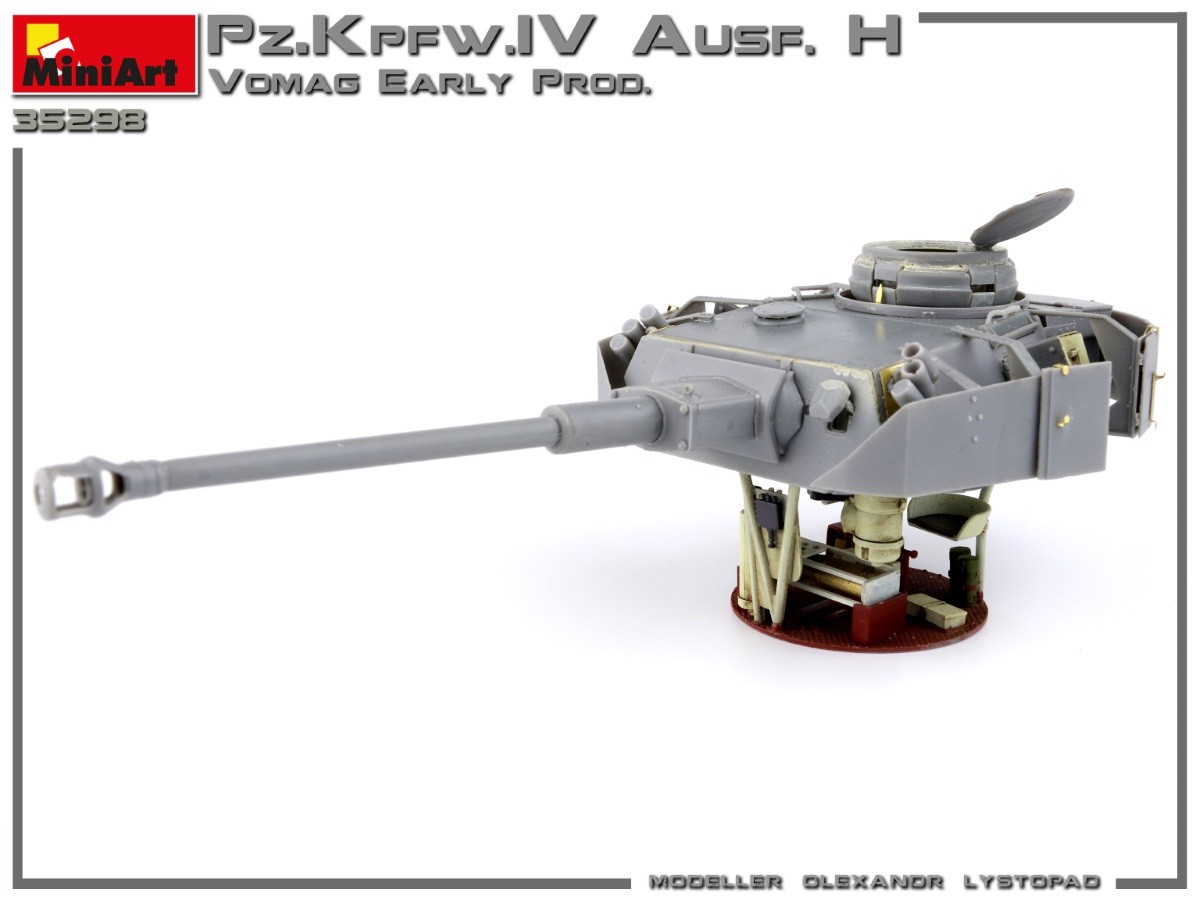MiniArt 35298 1:35 Pz. Kpfw. IV Ausf. H Vomag İlk Üretim Mayıs 1943 Interior Kit