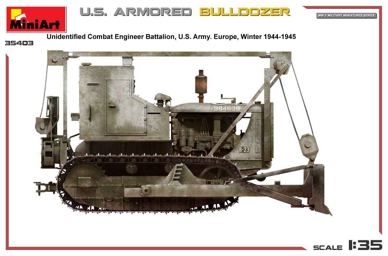 MiniArt 35403 1:35 Amerikan Zırhlı Buldozer