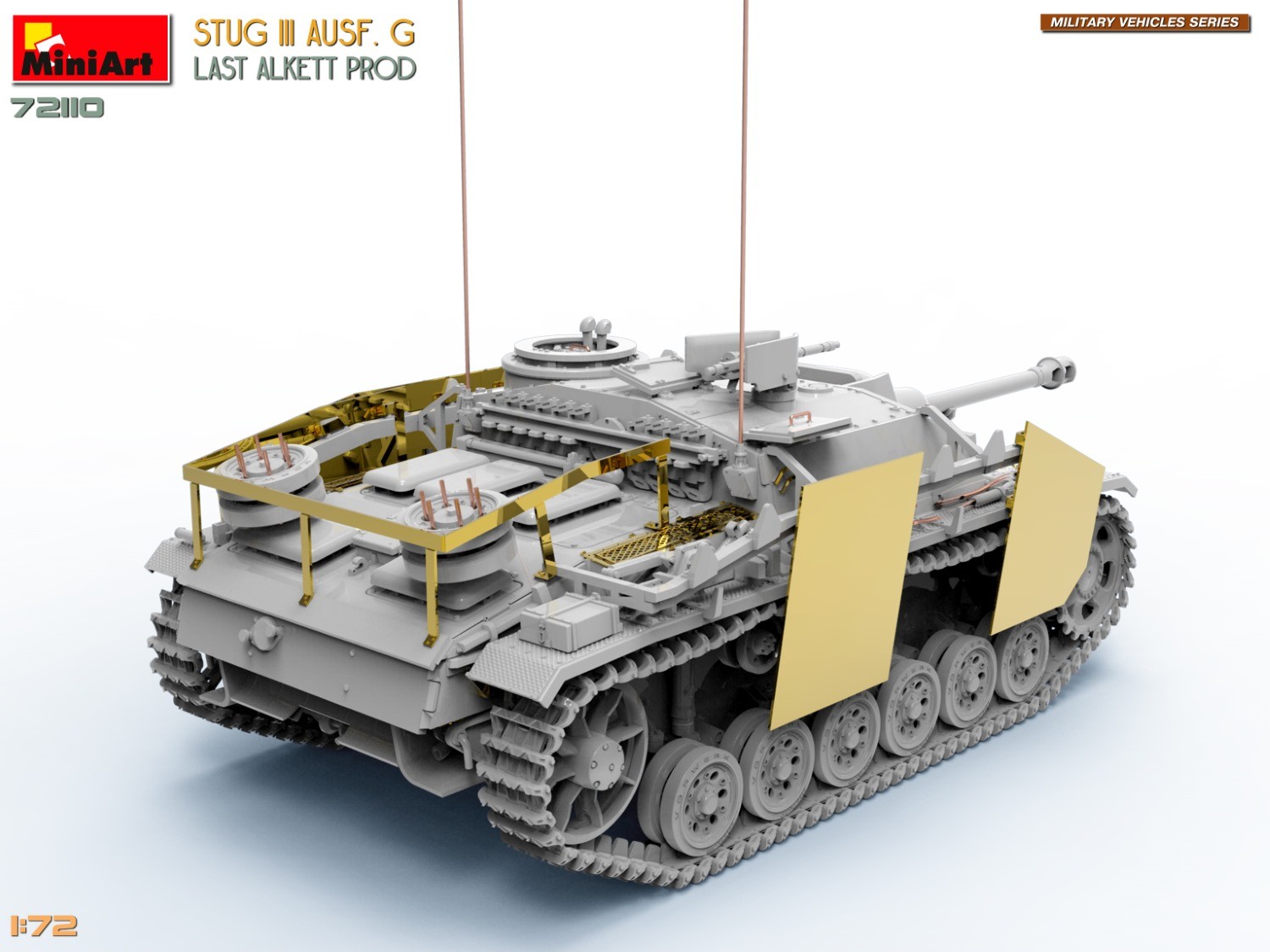 MiniArt 72110 1:72 StuG III Ausf. G Son Alkett Üretimi Tank Maketi