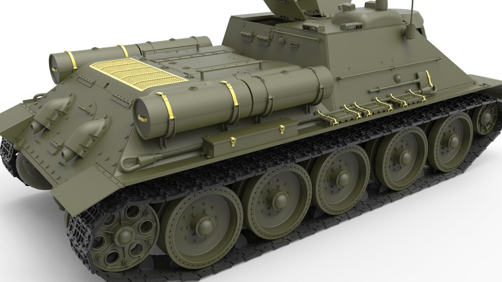 MiniArt 35187 1:35 SU-85 Mod. 1943 (Mid Production) Tam Detaylı İç Mekan