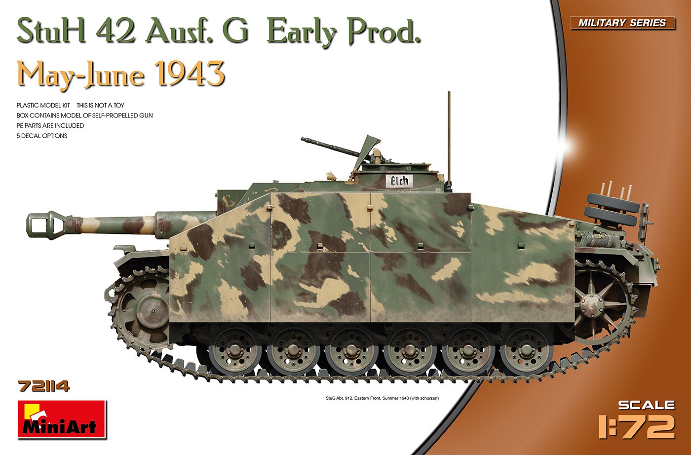 MiniArt 72114 1:72 Stuh 42 Ausf. G Early Prod.