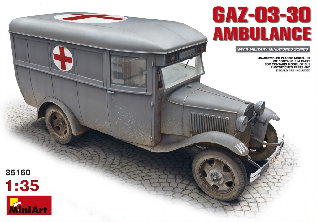 MiniArt 35160 1:35 GAZ-03-30 Ambulans