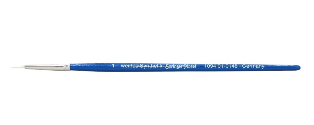 Springer Pinsel Hobbypinsel Sentetik Beyaz Kıllı Fırça 01