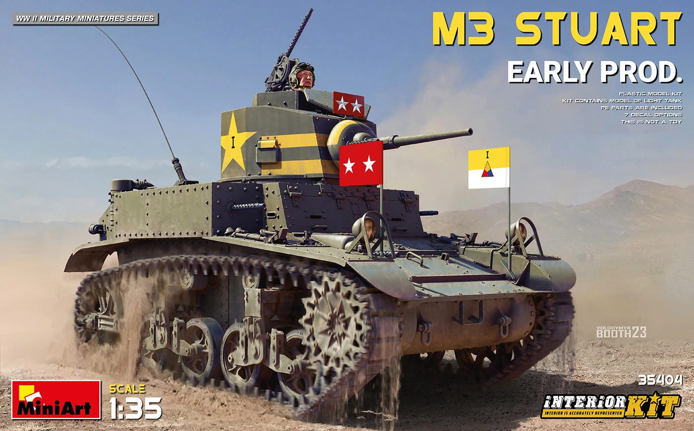 MiniArt 35404 1:35 M3 Stuart Early Prod. Interior Kit