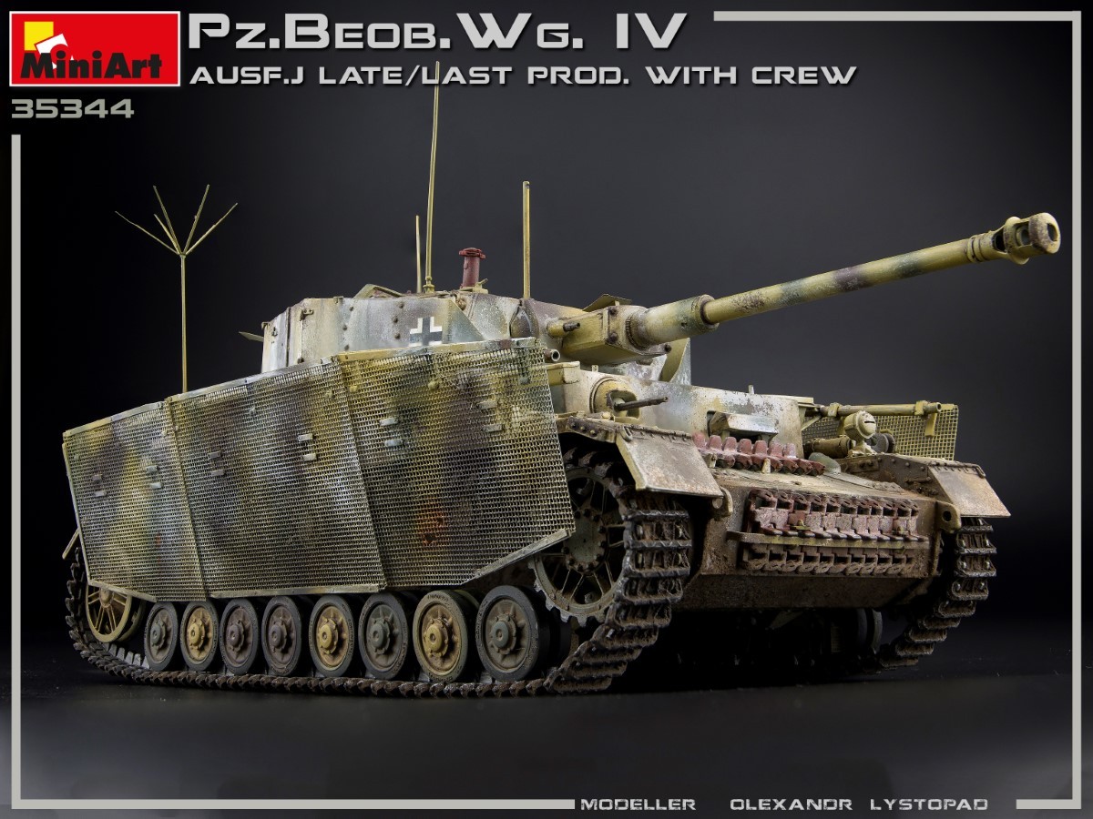 MiniArt 35344 1:35 Pz. Beob. Wg. IV Ausf J Son Üretim & Mürettebat
