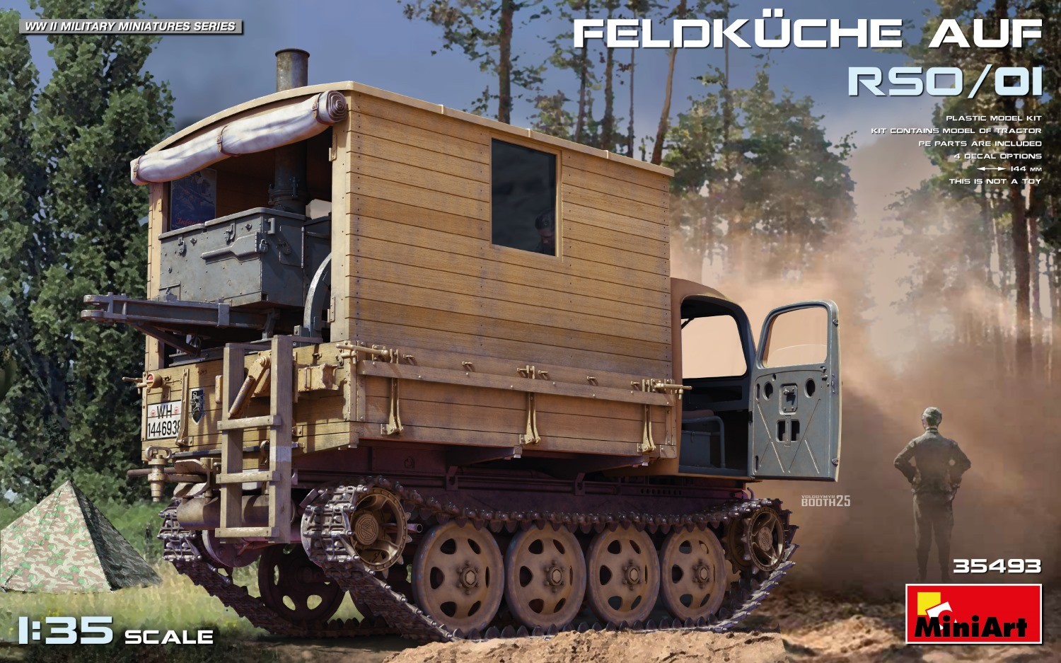 MiniArt 35493 1:35 Feldkuche Auf RSO/01 Maket