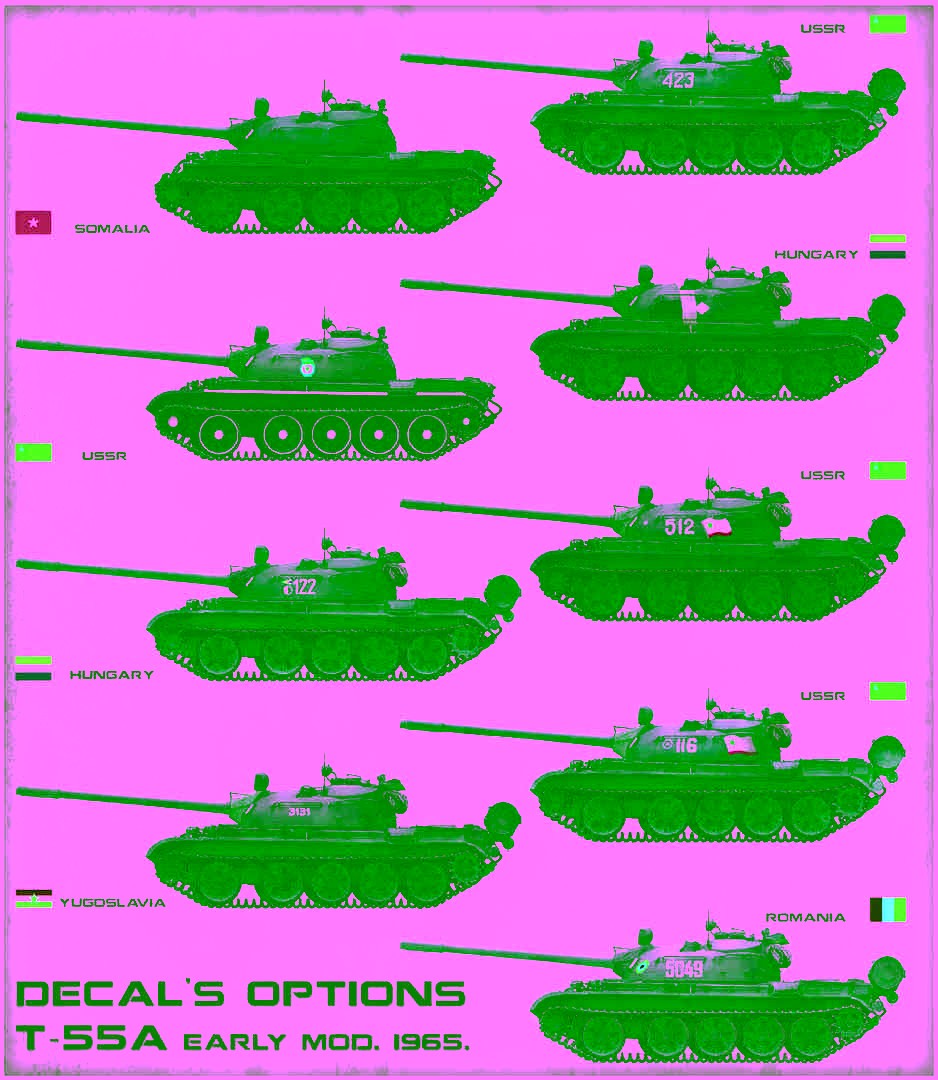 MiniArt 37057 1:35 T-55A Early Mod. 1965