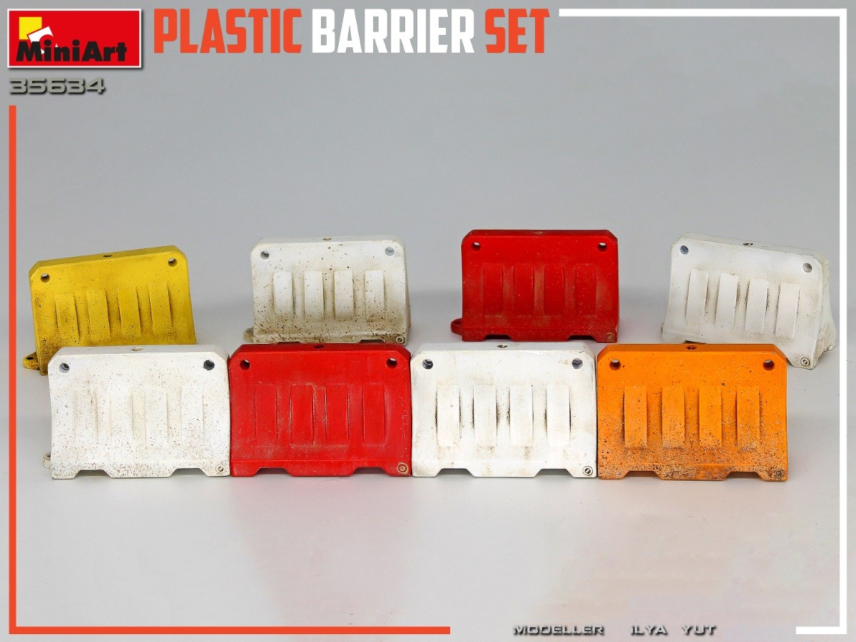 MiniArt 35634 1:35 Plastik Bariyer Seti