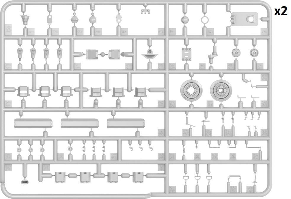 MiniArt 35333 1:35 Pz.Kpfw.IV Ausf. G-Last/H-Early Nibelungenwerk Prod. (Mayıs-Haziran 1943) 2in1 Interior Kit