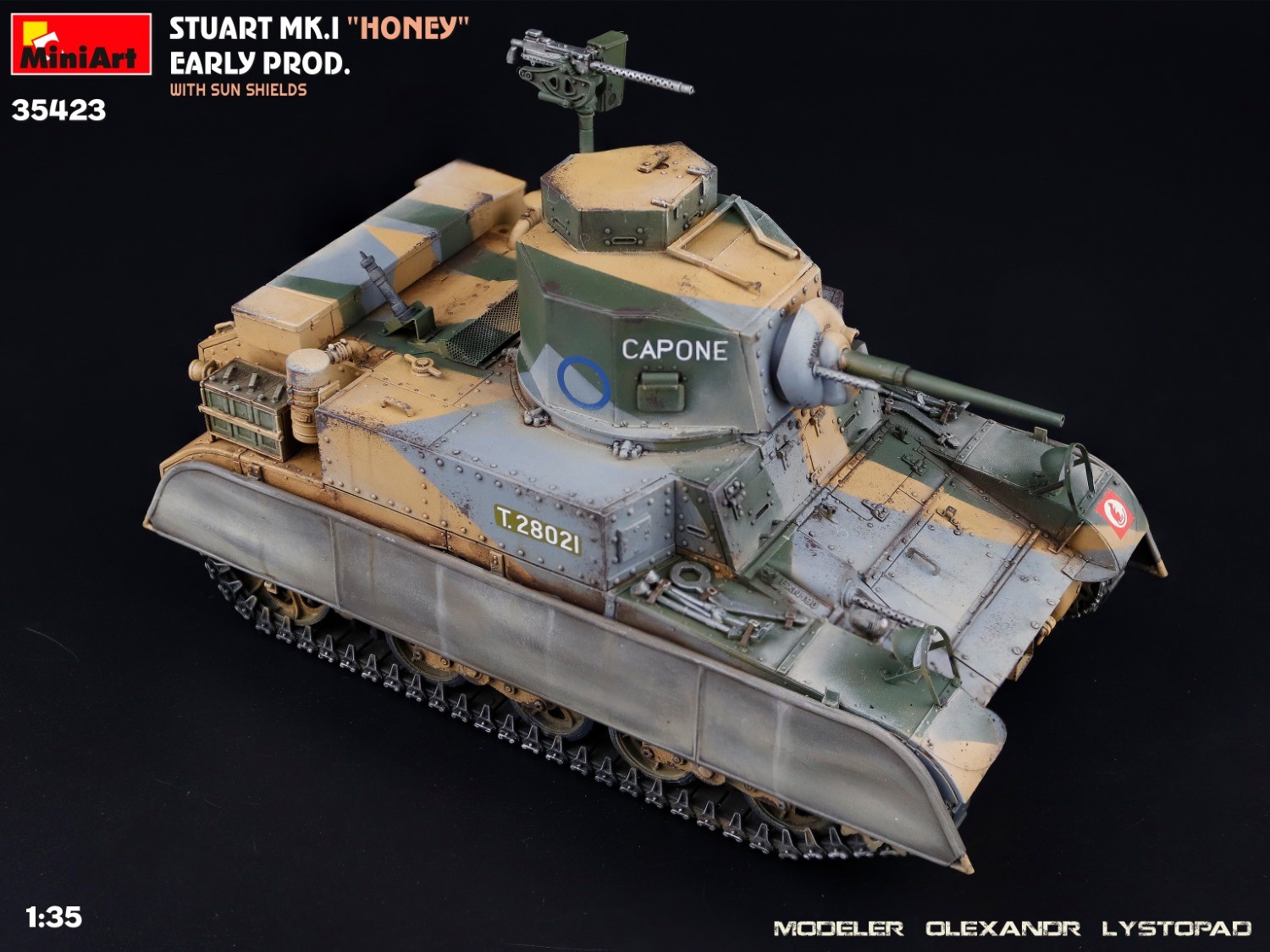 MiniArt 35423 1:35 Stuart Mk.I "Honey" Tank Maketi