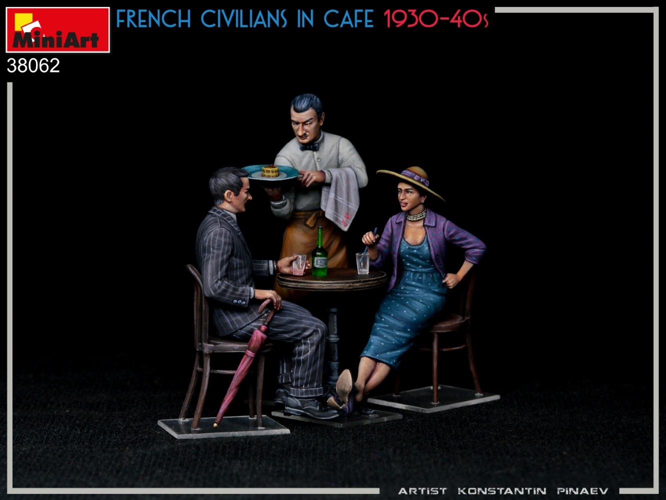 MiniArt 38062 1:35 Kafedeki Fransız Siviller 1930-40'lar