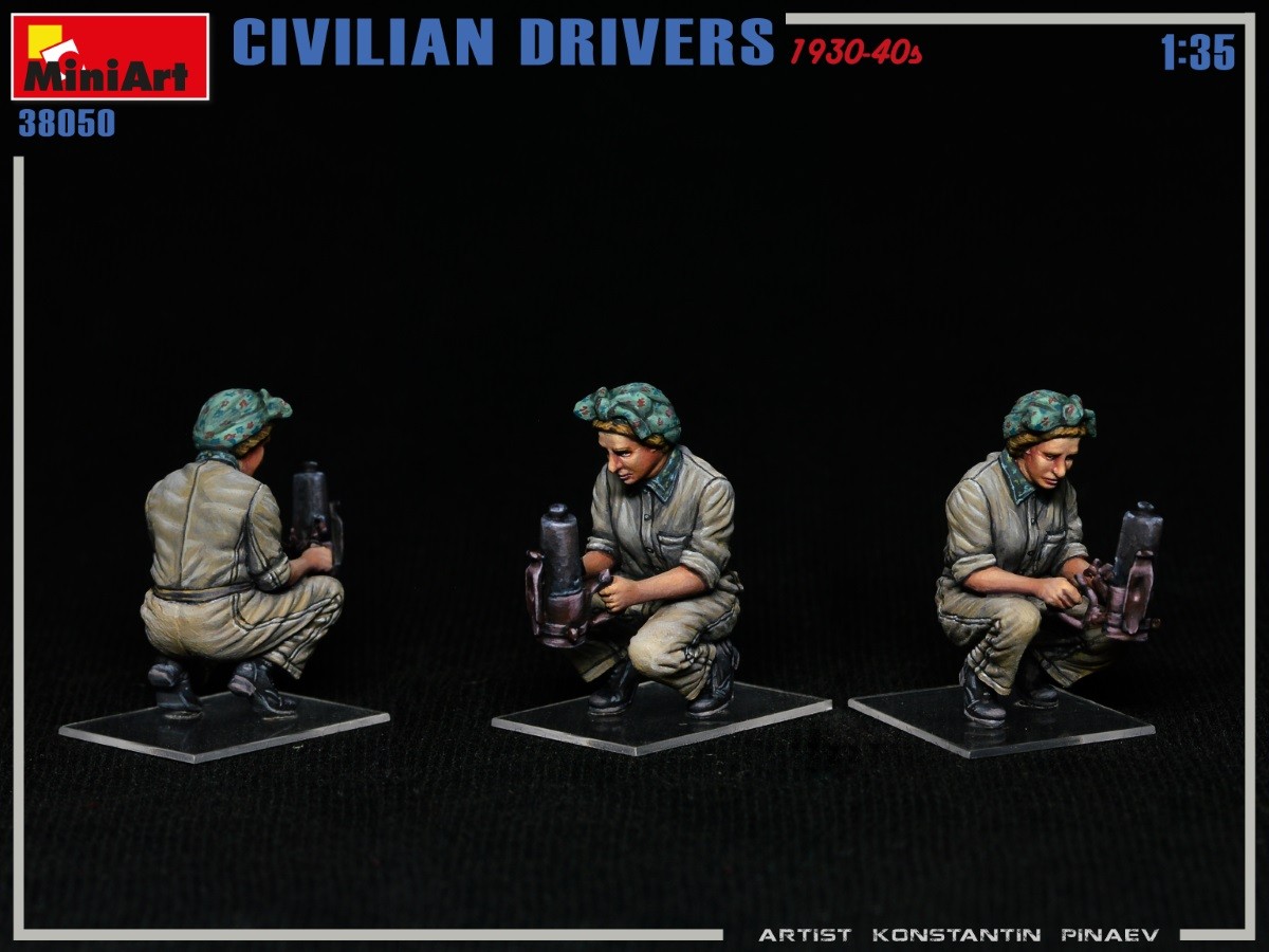 MiniArt 38050 1:35 Sivil Sürücüler (1930-40'lar)