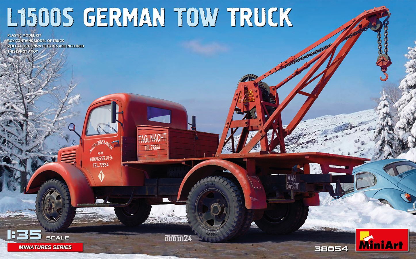 MiniArt 38054 1:35 L1500S Alman Çekici