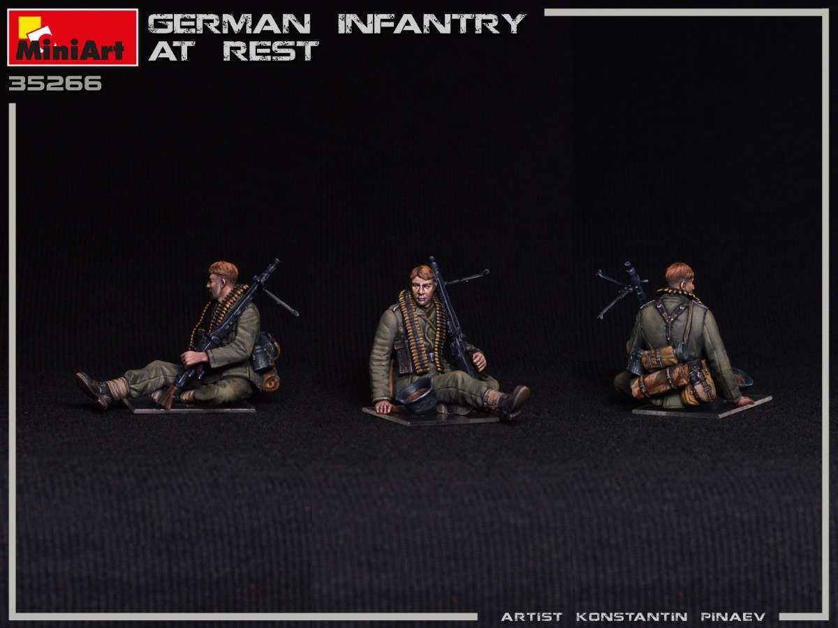MiniArt 35266 1:35 Dinlenen Alman Askerleri 2