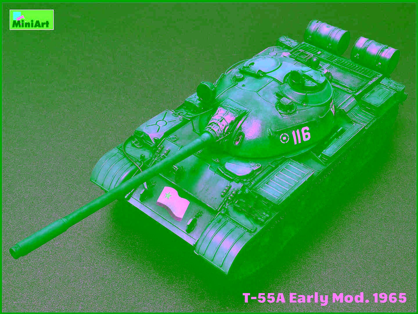 MiniArt 37057 1:35 T-55A Early Mod. 1965