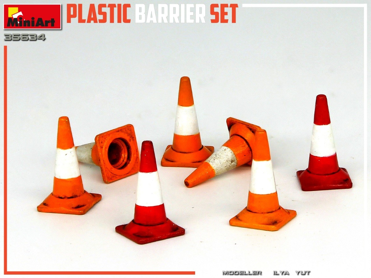 MiniArt 35634 1:35 Plastik Bariyer Seti