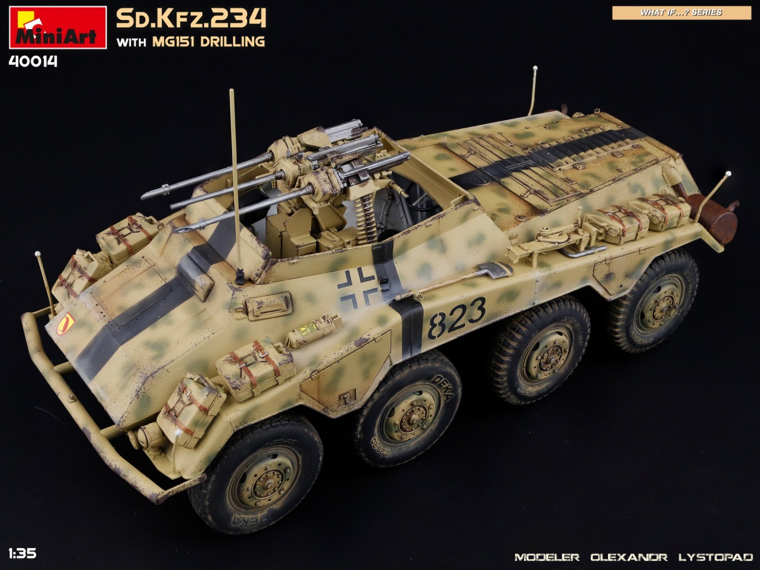 MiniArt 40014 1:35 MG151 Delici ile Sd.Kfz.234