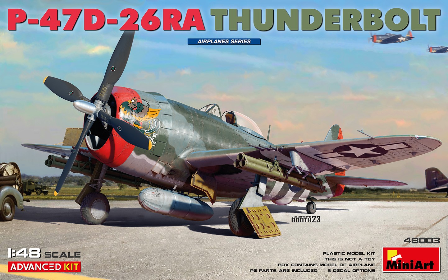 MiniArt 48003 1:48 P-47D-26RA Thunderbolt. Gelişmiş Kit