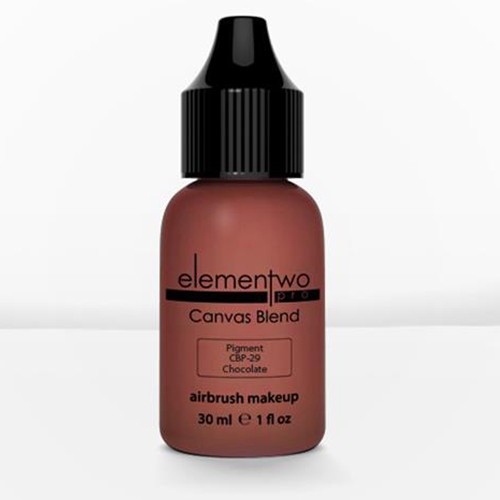 Elementwo Pro Canvas Blend Airbrush Makeup CBP-29 Chocolate Mat Pigment 30ml.