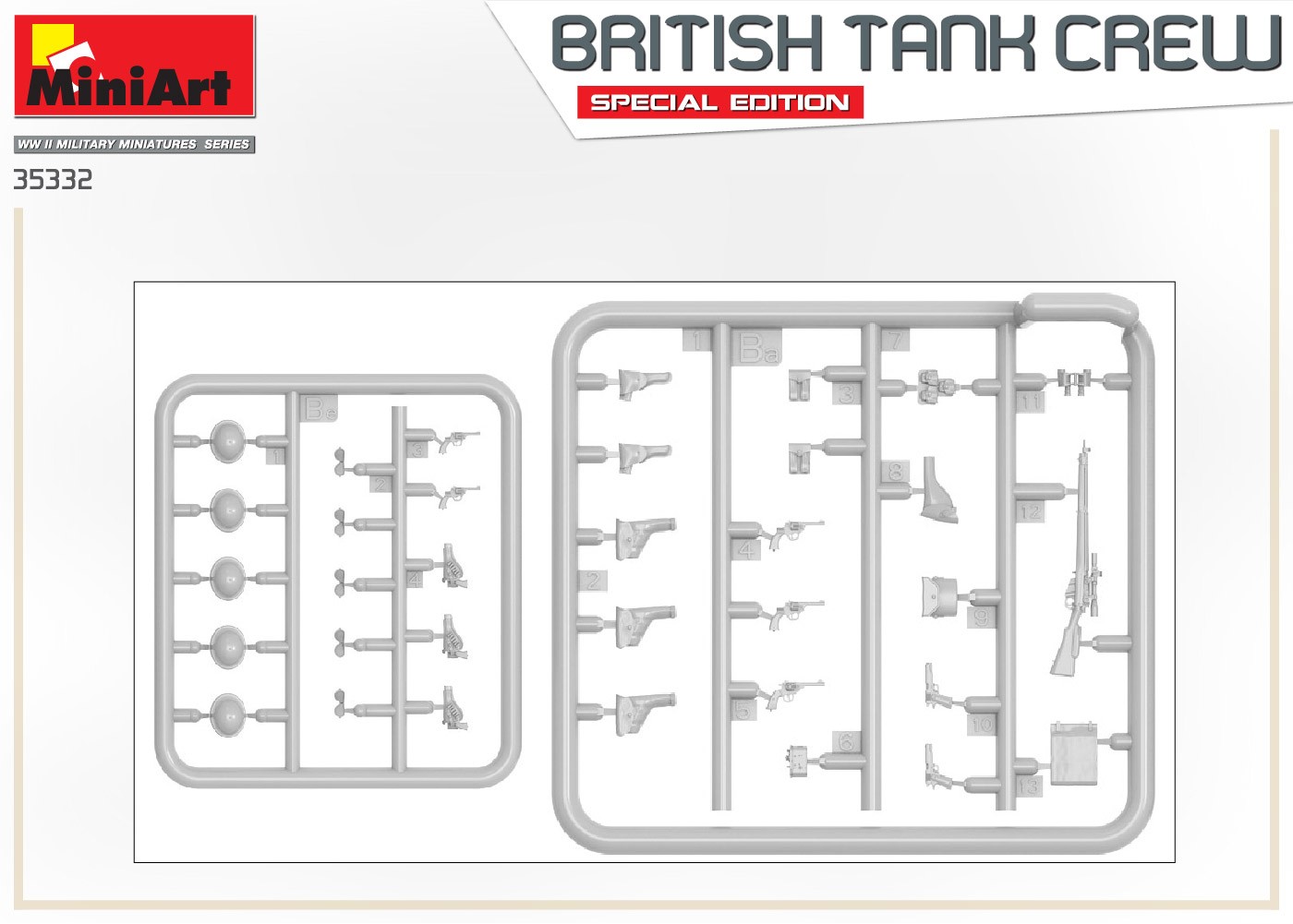 MiniArt 35332 1:35 İngiliz Tank Mürettebatı. Özel Üretim
