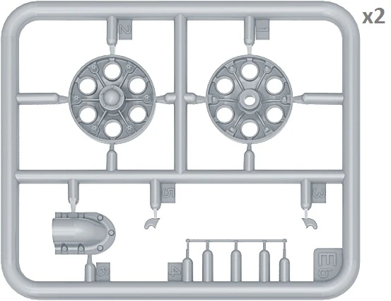 MiniArt 35236 1:35 T-34 Tekerlek Seti 1942 Serisi
