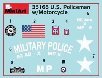 MiniArt 35168 1:35 Motorlu, Amerikan Askeri Polis