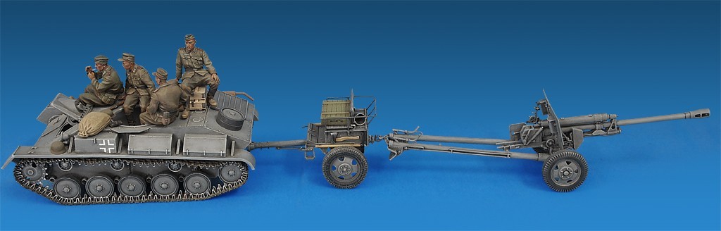 MiniArt 35039 1:35 Alman Topçu Traktörü T-70(r) & 7,62cm Top FK288(r)