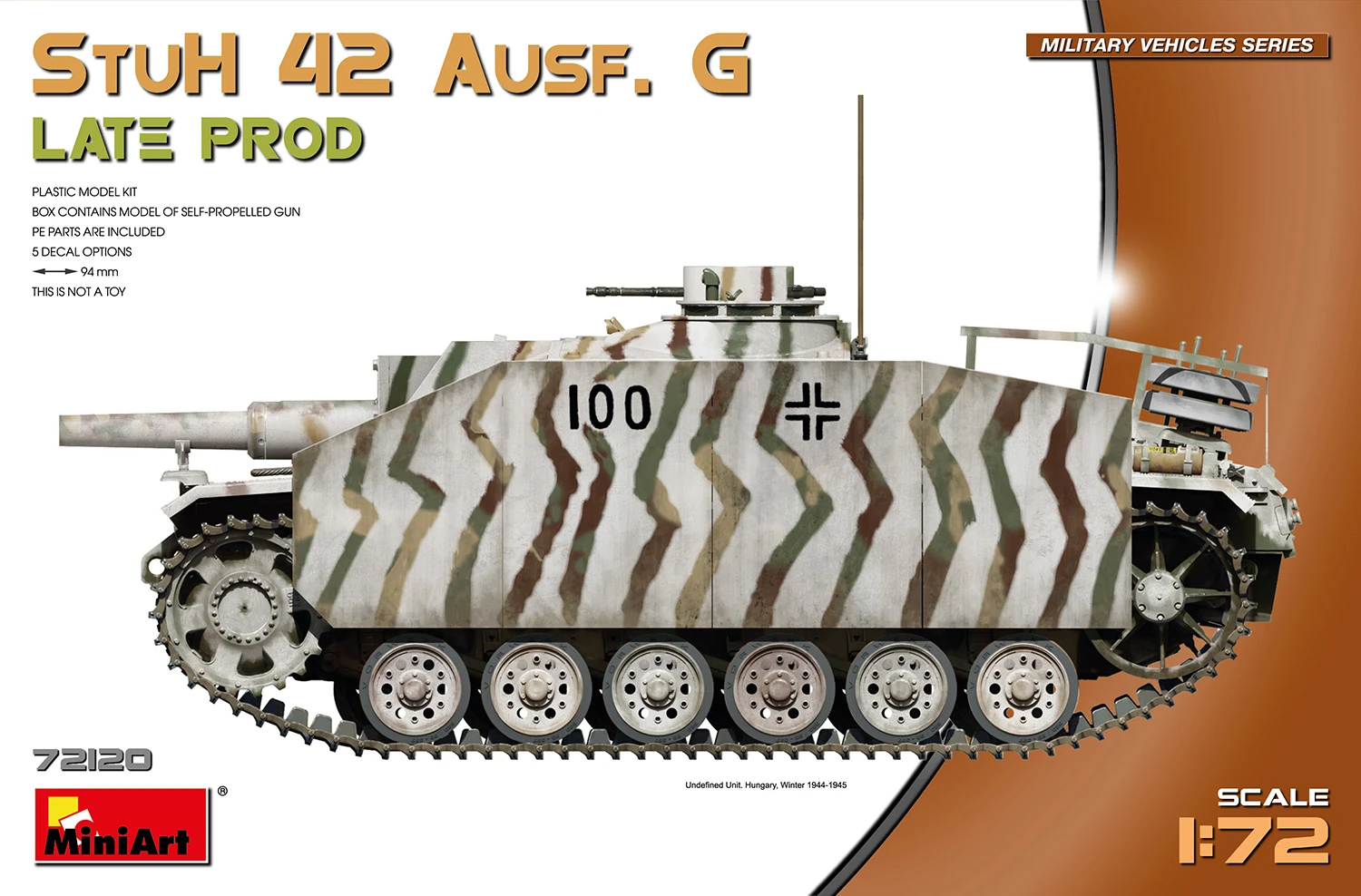 MiniArt 72120 1:72 StuH 42 Ausf. G Maketi. Late Prod.