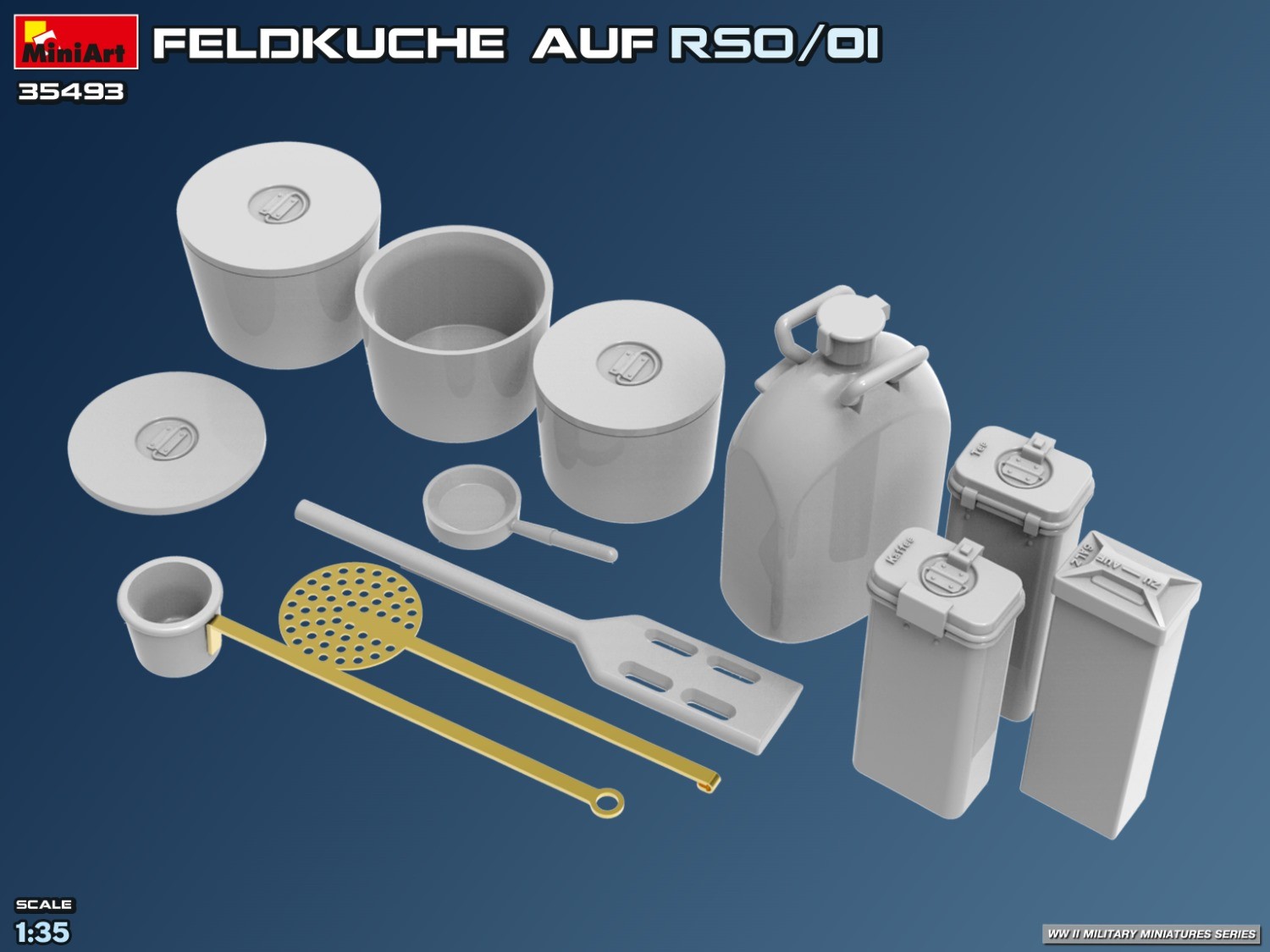 MiniArt 35493 1:35 Feldkuche Auf RSO/01 Maket