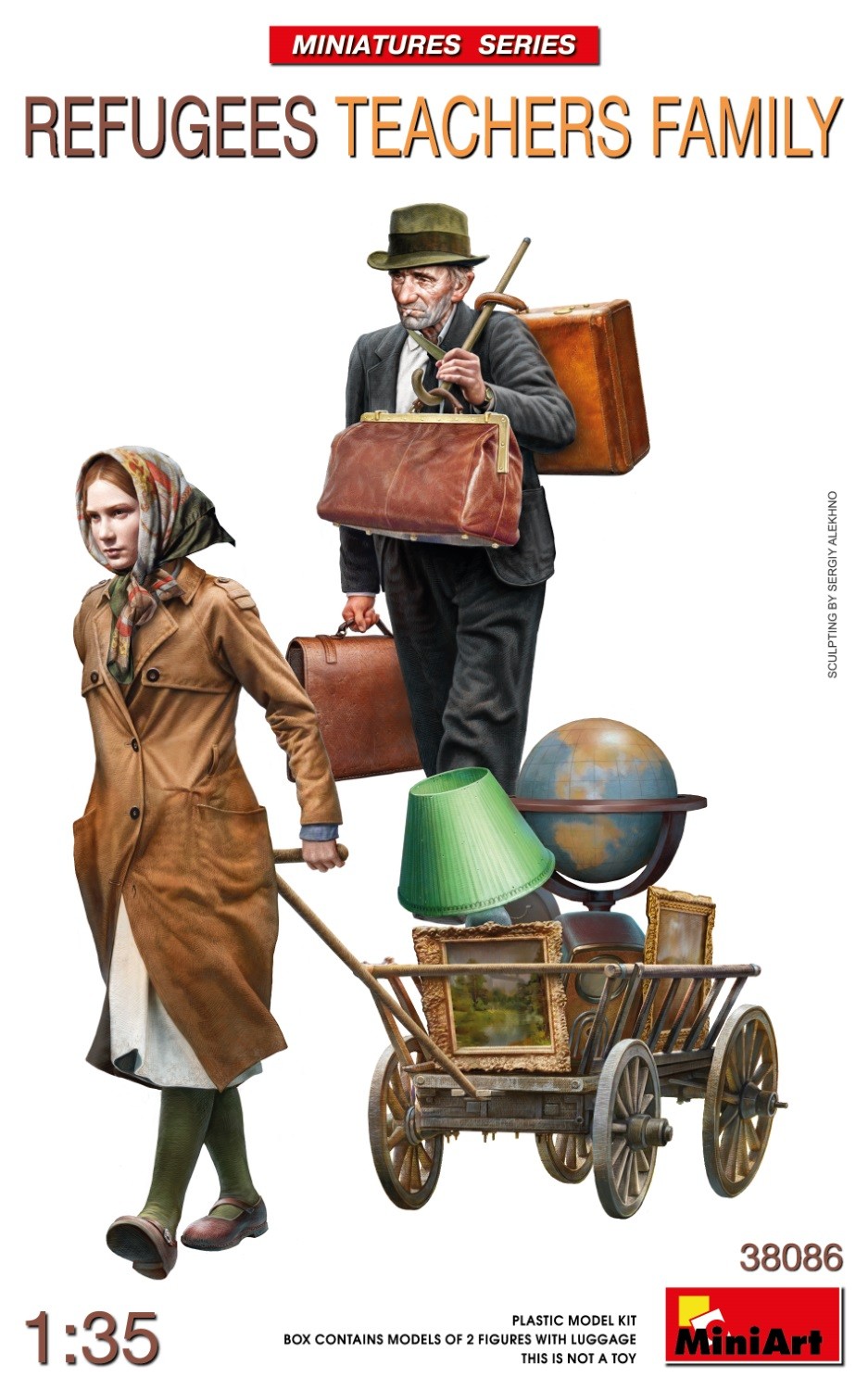 MiniArt 38086 1:35 1:35 Sığınmacılar. Öğretmen Aile.