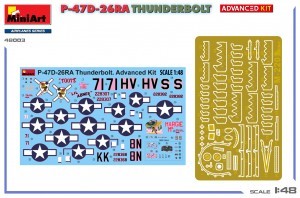 MiniArt 48003 1:48 P-47D-26RA Thunderbolt. Gelişmiş Kit