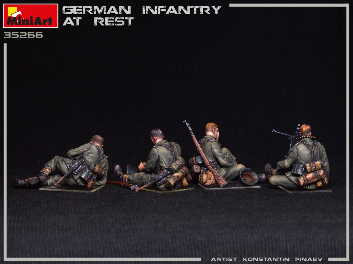 MiniArt 35266 1:35 Dinlenen Alman Askerleri 2