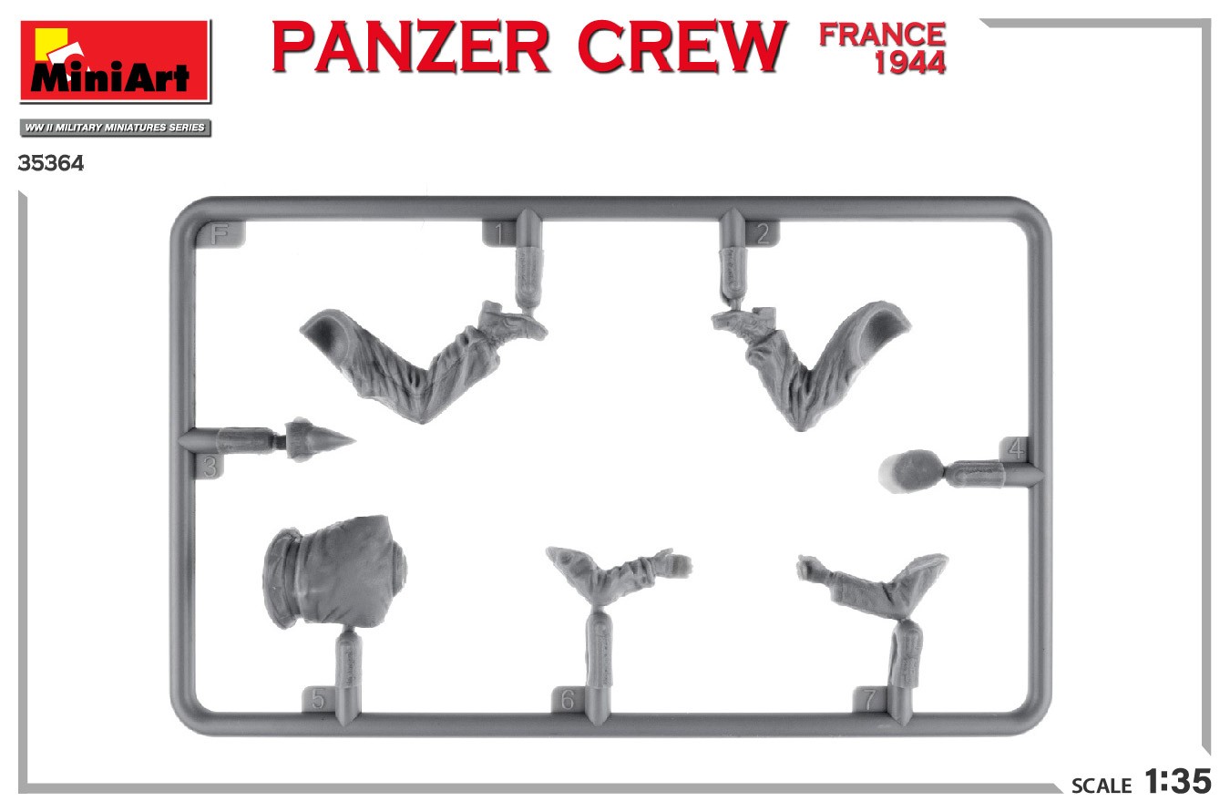 MiniArt 35364 1:35 Panzer Mürettebatı. Fransa 1944