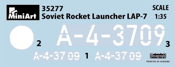 MiniArt 35277 1:35 Sovyet Roket Fırlatıcı LAP-7