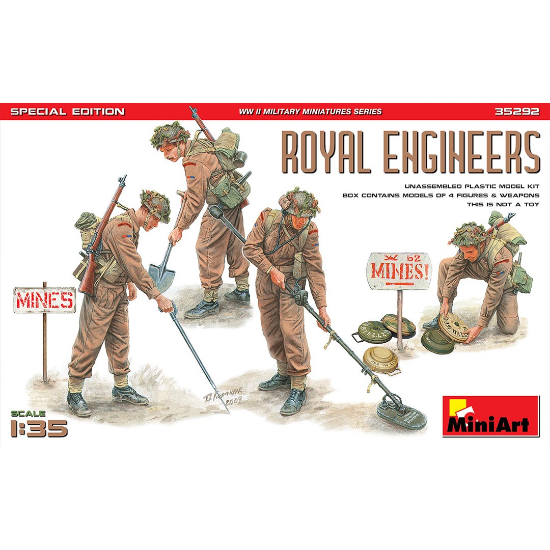 MiniArt 35292 1:35 Kraliyet Mühendisleri. Özel Üretim