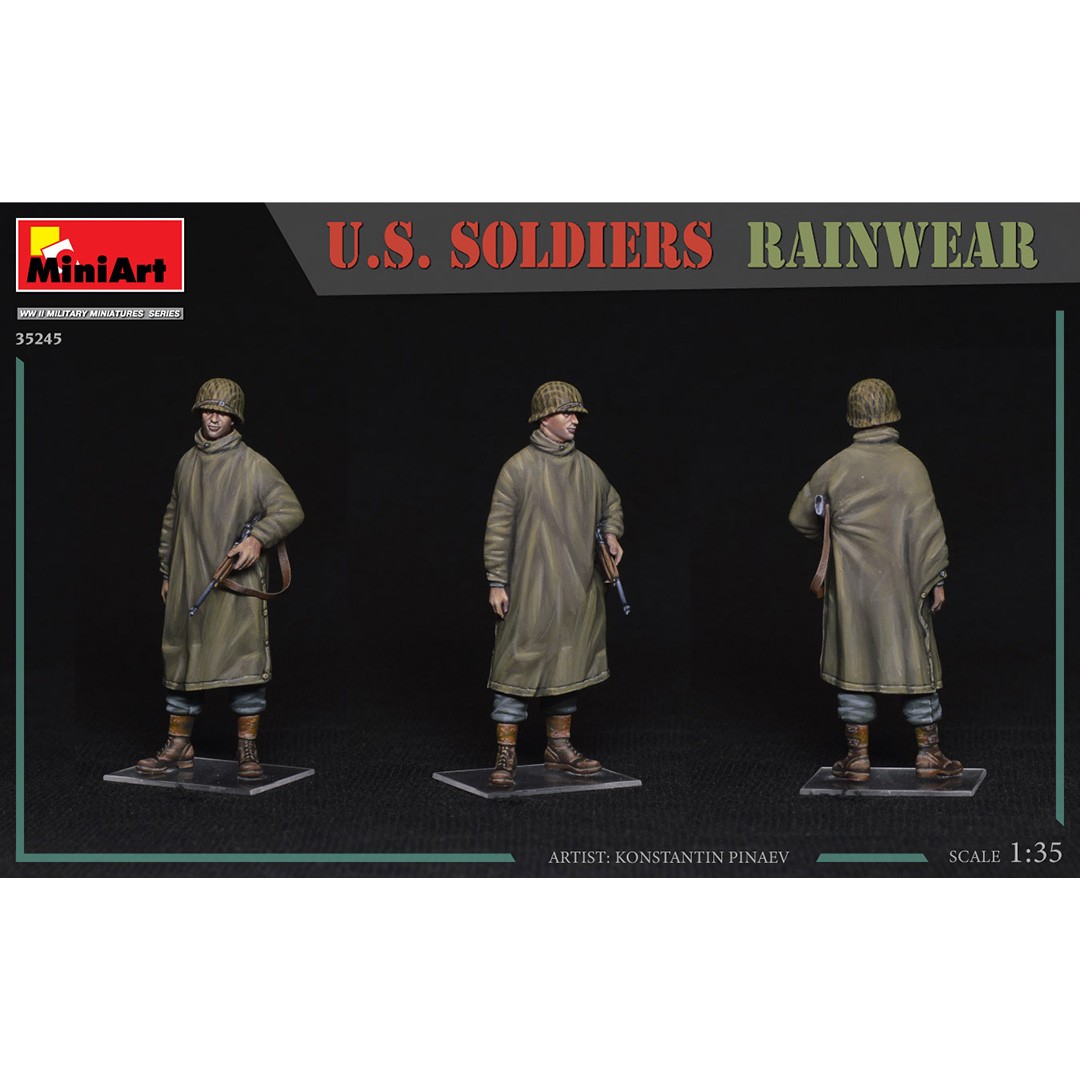 MiniArt 35245 1:35 Yağmurluklu Amerikan Askerleri