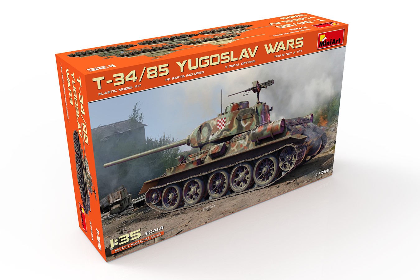 MiniArt 37093 1:35 T-34/85 Yugoslav Savaşları