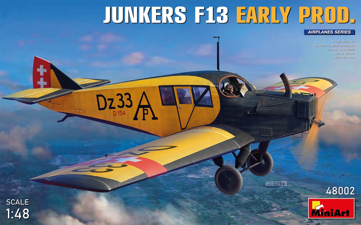 MiniArt 1:48 Junkers F13 Erken Üretim