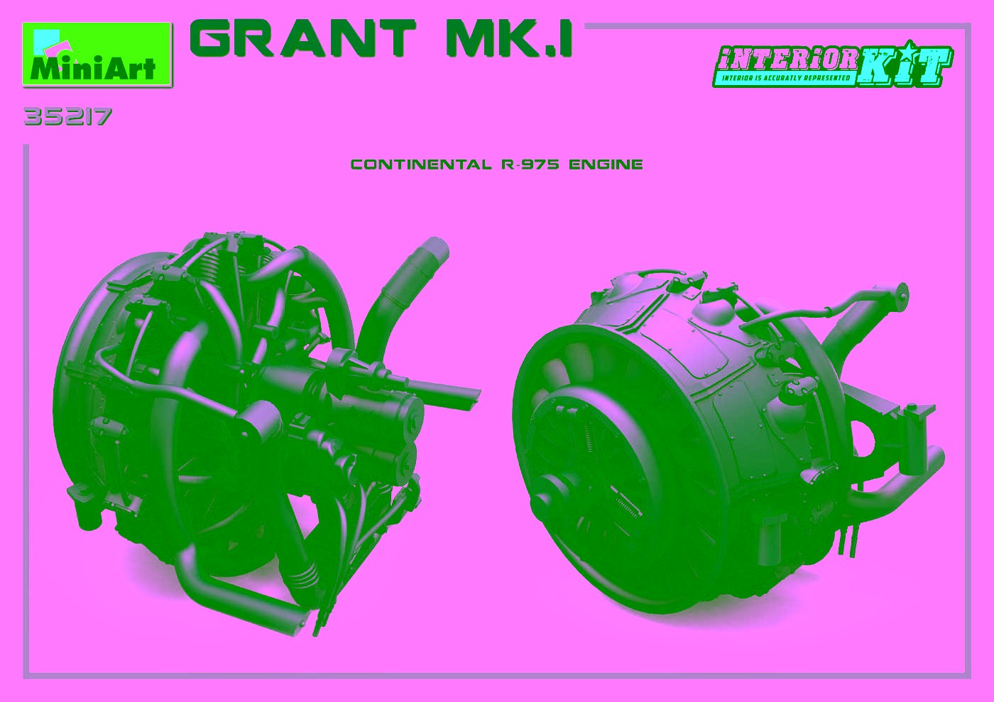 MiniArt 35217 1:35 Grant Mk.I Interior Kit