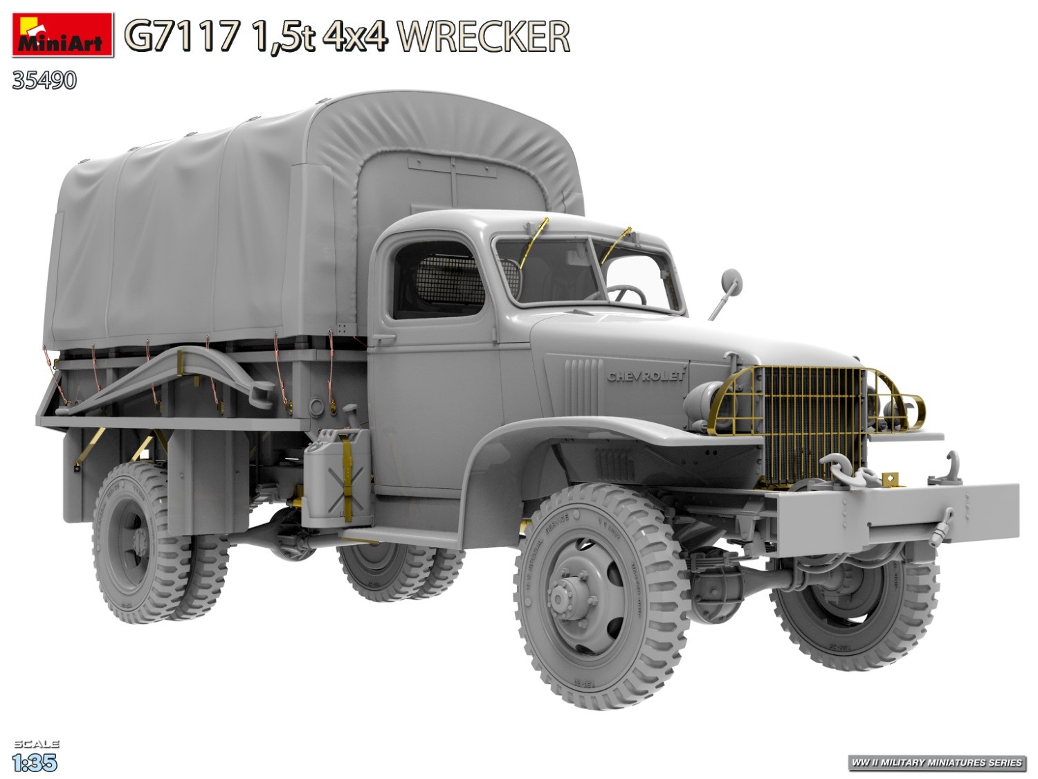 MiniArt 35490 1:35 G7117 1,5t. 4x4 Çekici Araç Maketi