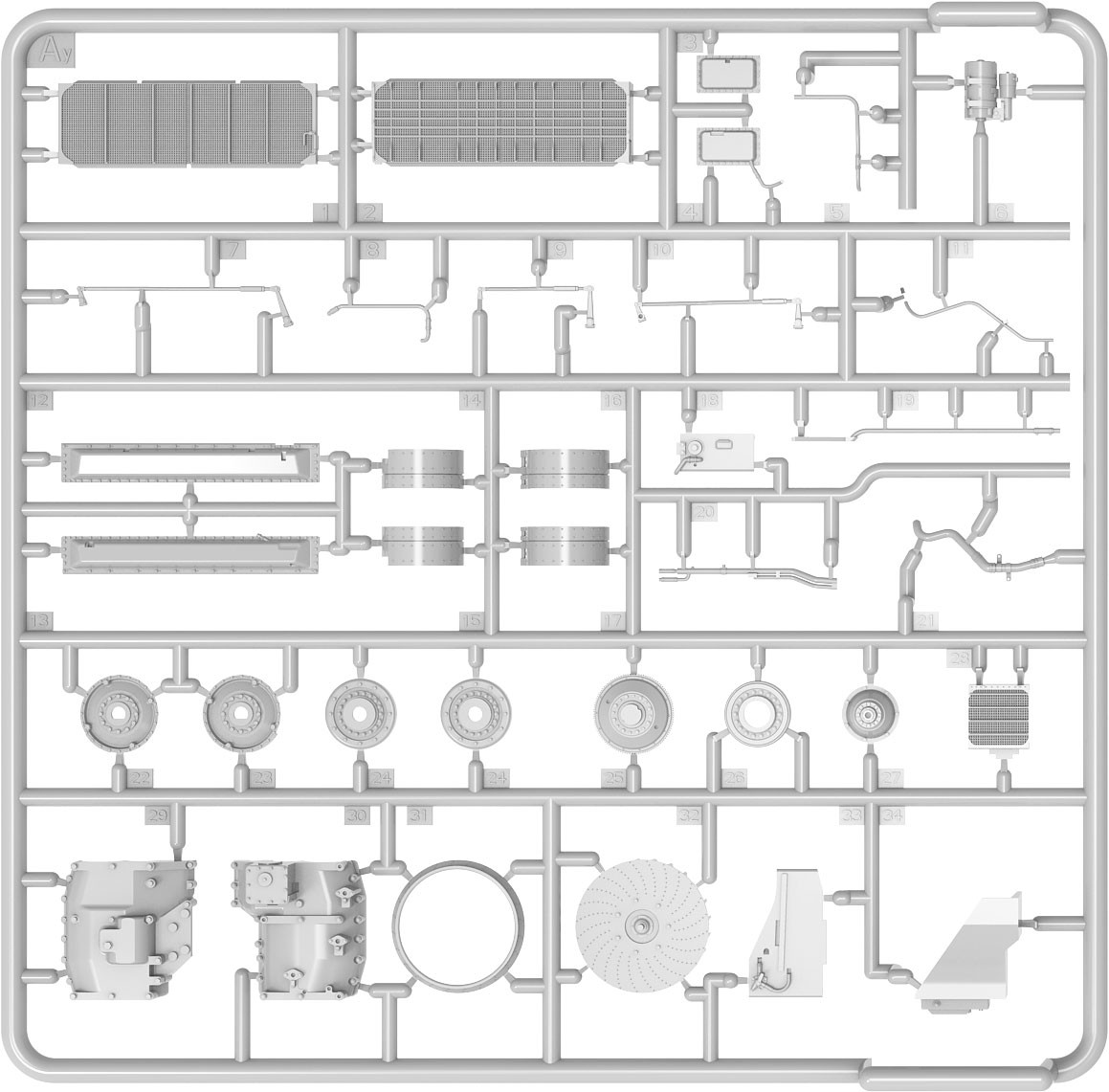 MiniArt 35356 1:35 T-44 Interior Kit