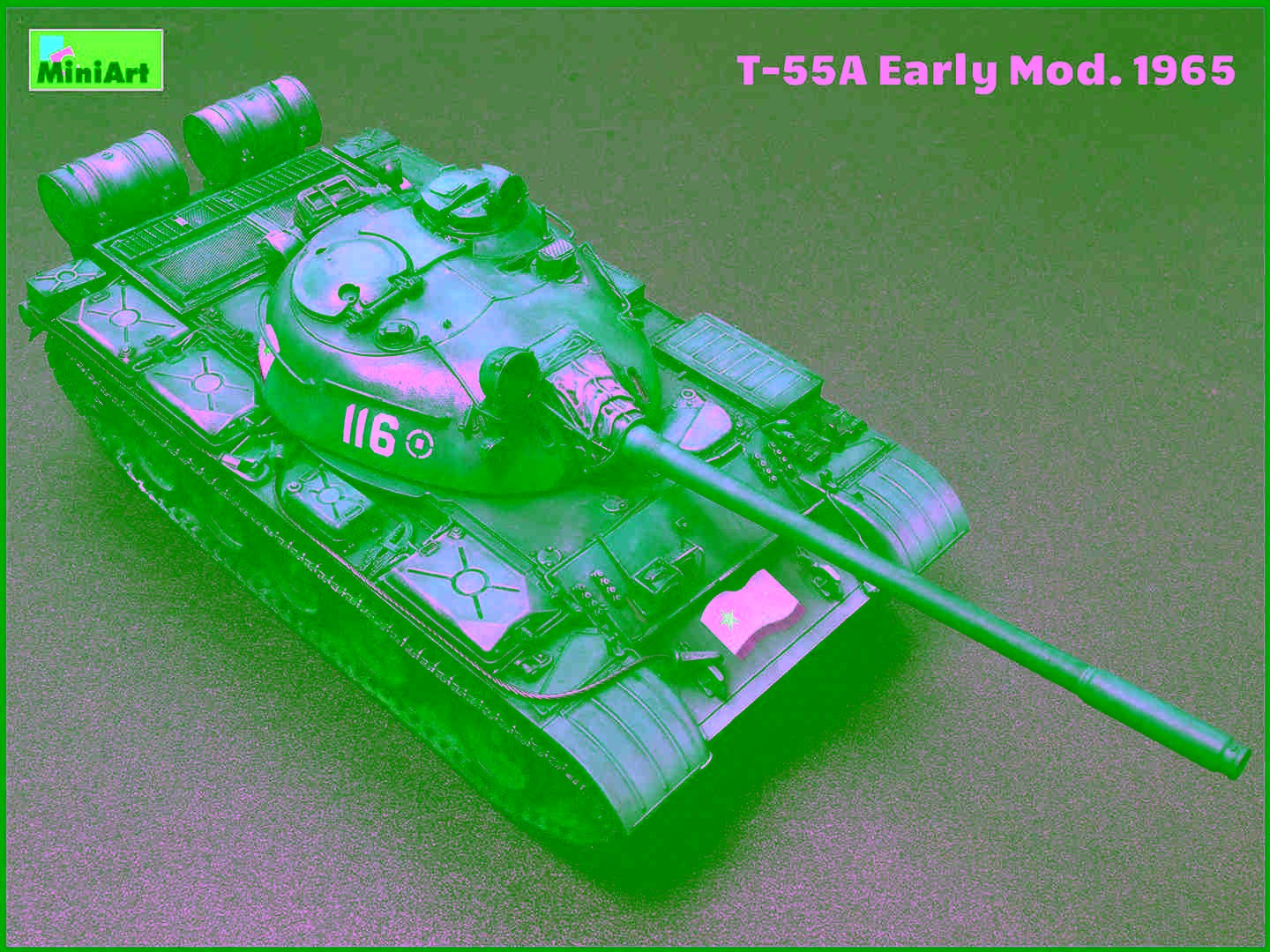MiniArt 37057 1:35 T-55A Early Mod. 1965