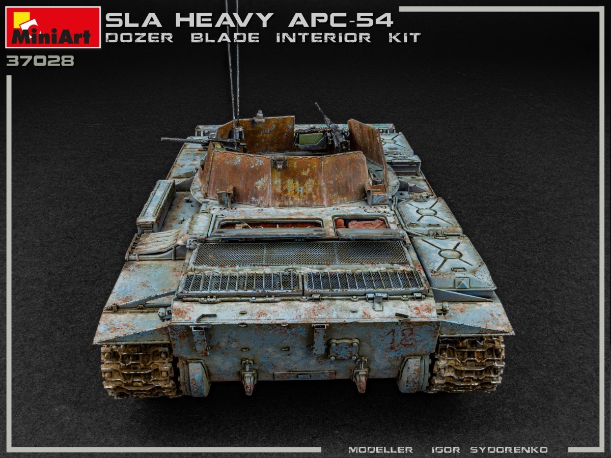 MiniArt 37028 1:35 Dozer Bıçaklı SLA APC T-54 Interior Kit