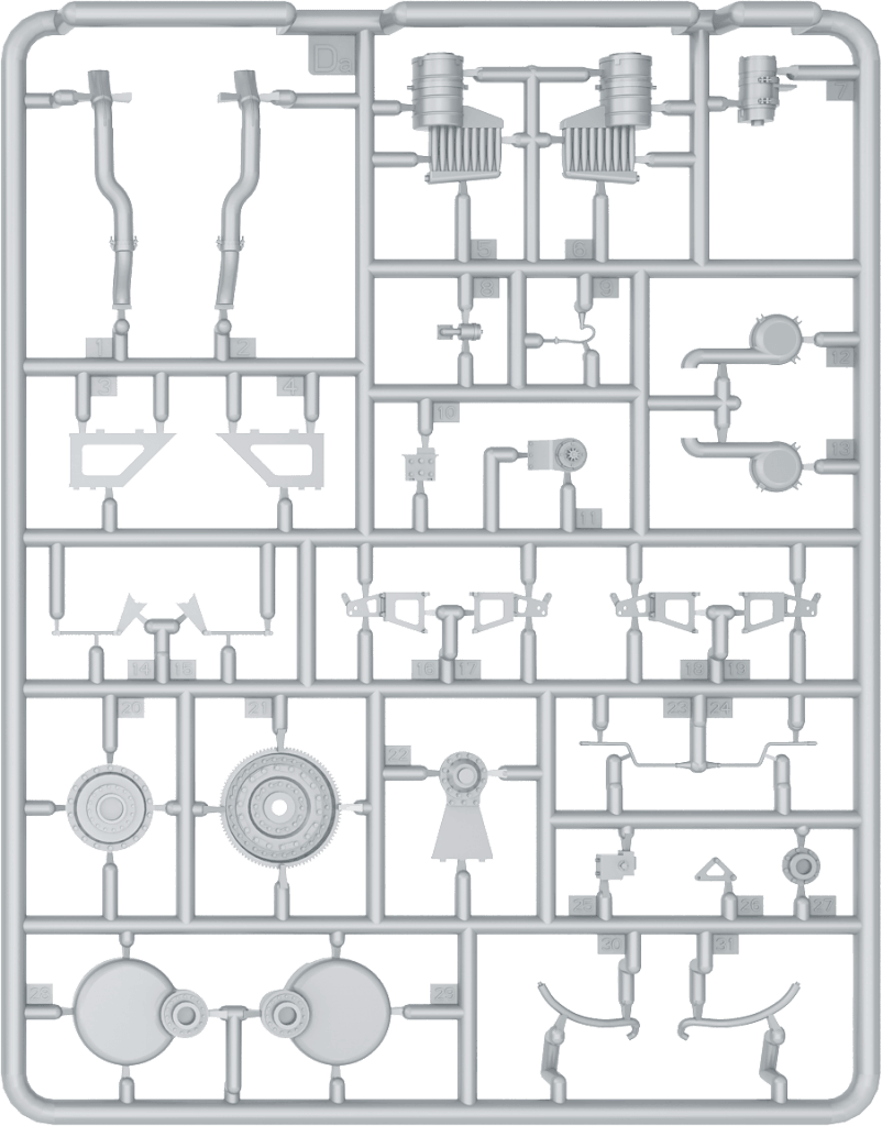 MiniArt 35205 1:35 T-34 Motor (V-2-34) & Şanzıman Seti