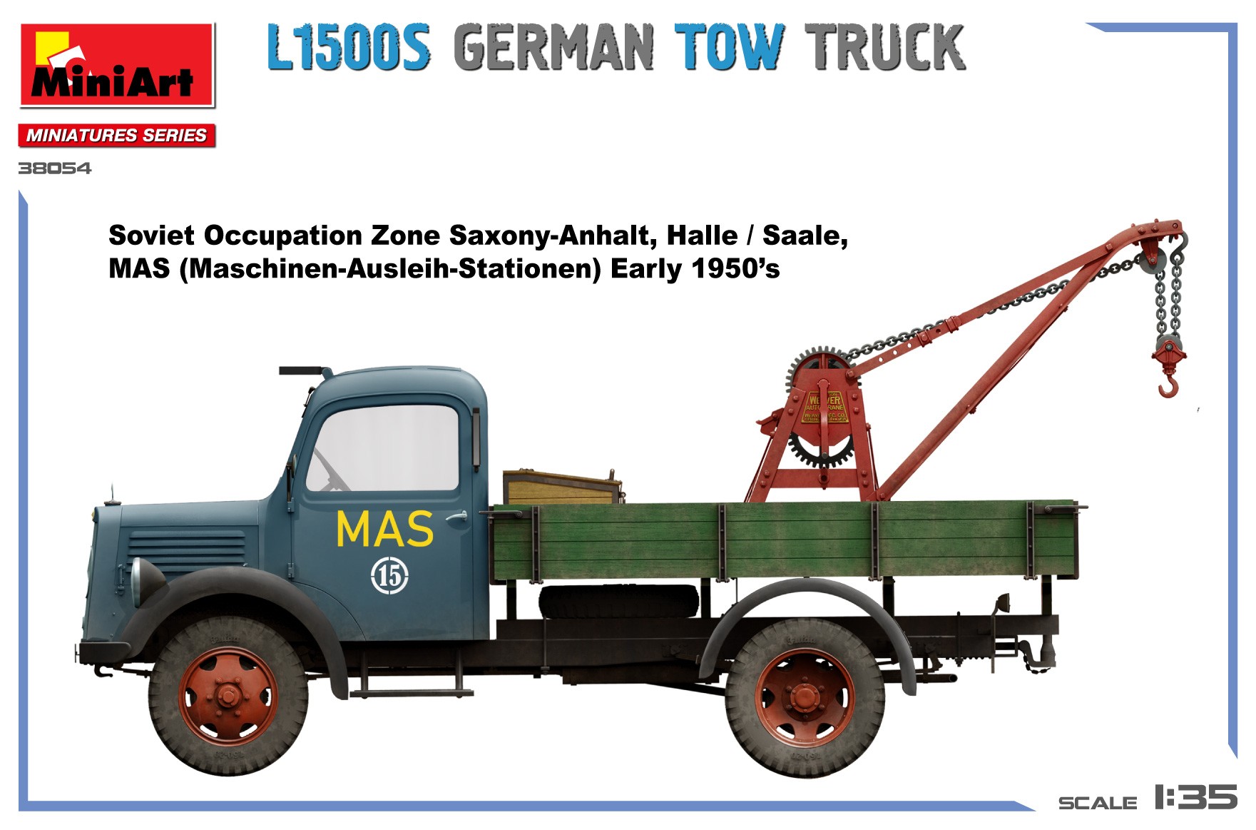 MiniArt 38054 1:35 L1500S Alman Çekici