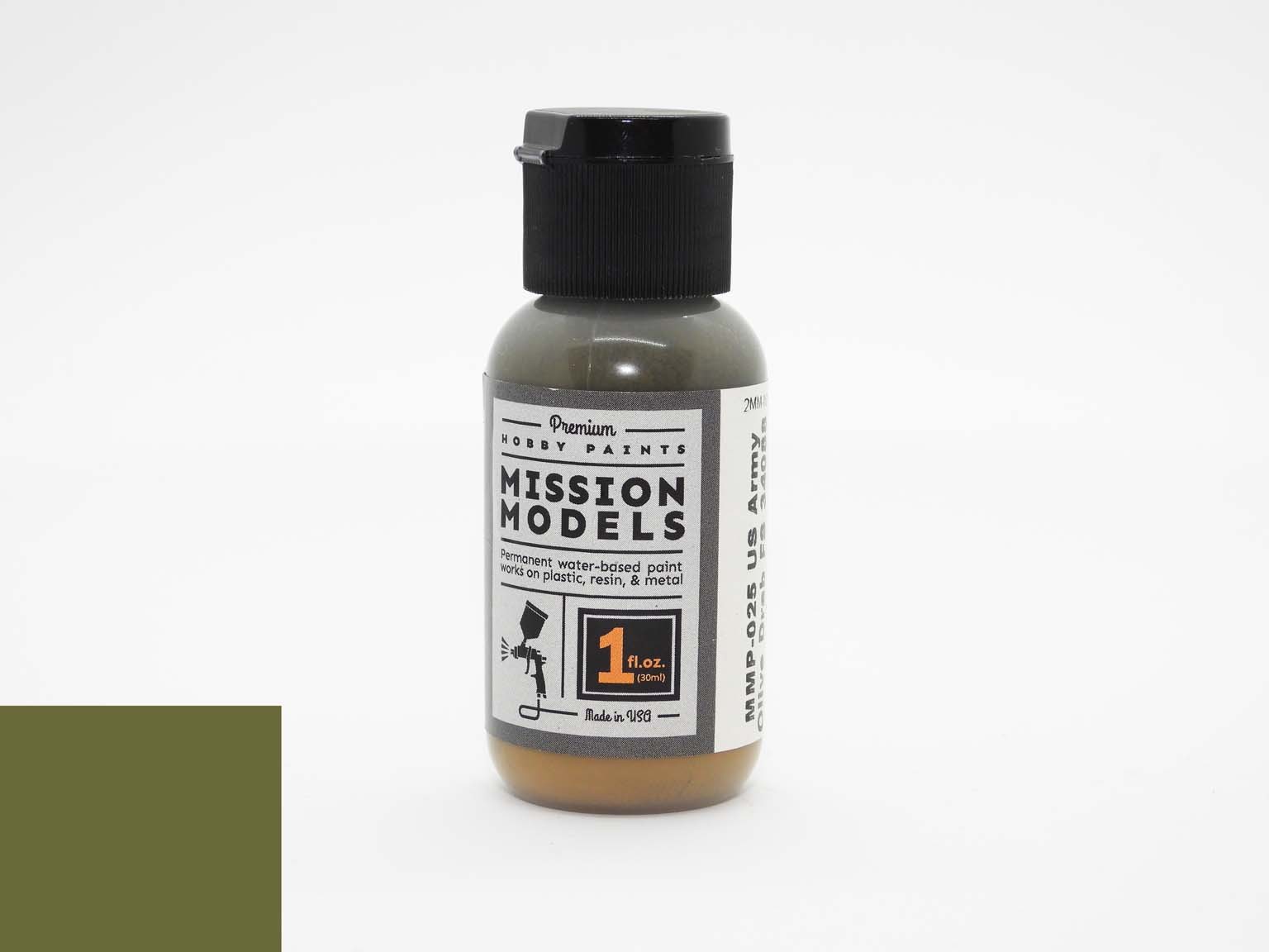 Mission Models MMP-025 FS 34088 US Army Olive Drab Maket Boyası 30ml