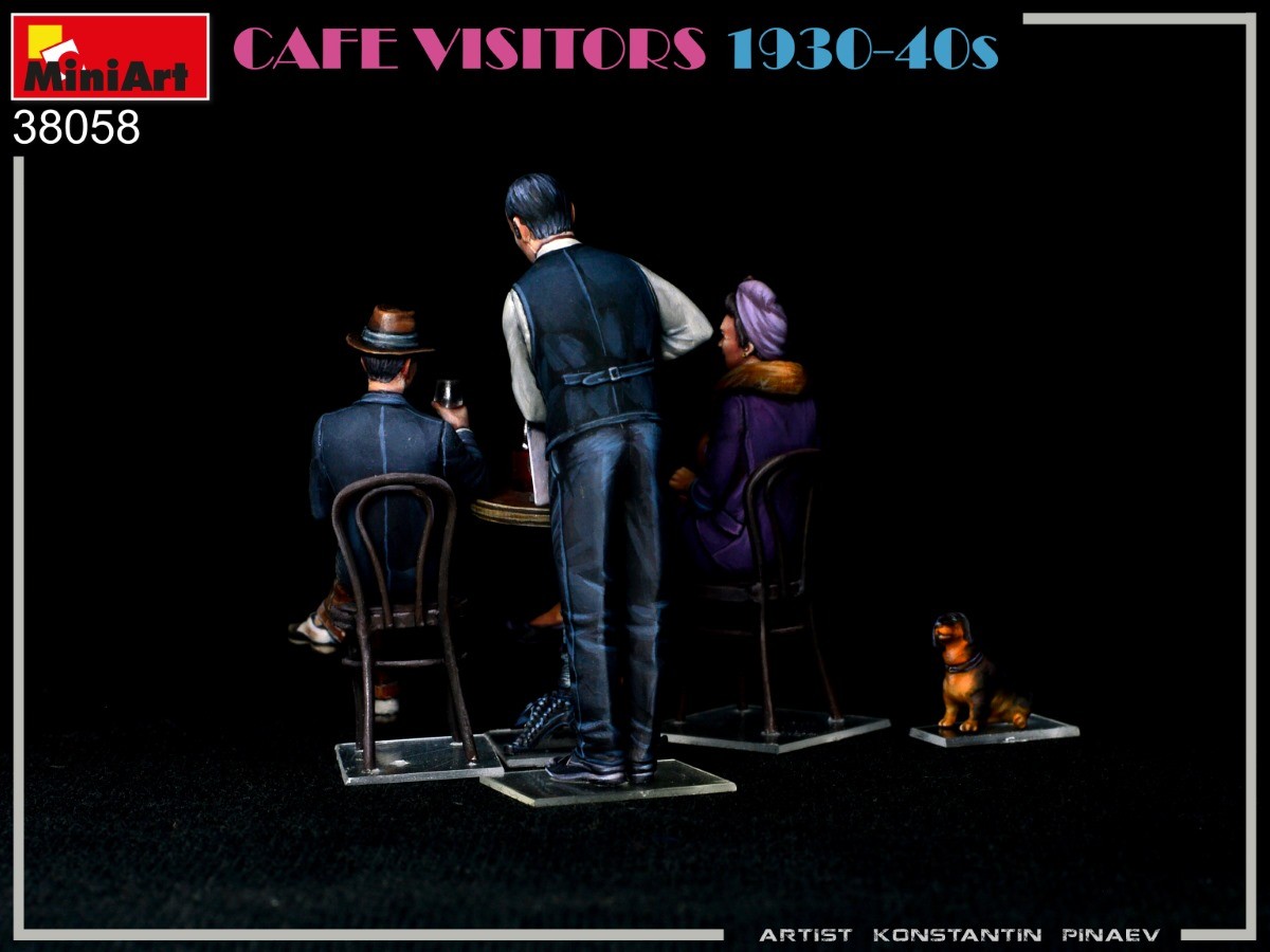MiniArt 38058 1:35 Kafe Ziyaretçileri (1930-40'lar)