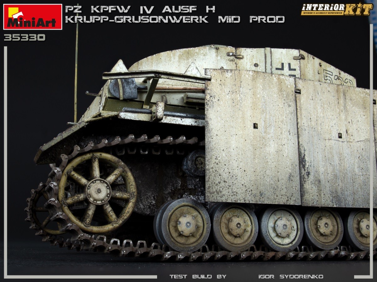 MiniArt 35330 1:35 Pz. Kpfw. IV Ausf H Krupp - Grusonwerk Mid. Prod. Ağustos-Eylül 1943 Interior Kit